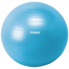 Мяч гимнастический, фитбол Torres повышенной прочности, 65 см, с насосом, зелёный